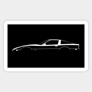 Chevrolet Corvette (C4) Silhouette Magnet